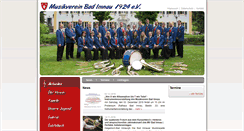 Desktop Screenshot of musikverein-bad-imnau.de